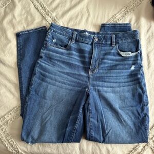 American Eagle Outfitters Women's Classic Indigo Straight Leg Jeans
